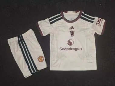 26-27 Man United Third Kids Soccer Jerseys