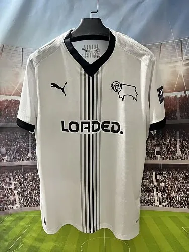 26-27 Derbyshire Home Soccer Jerseys