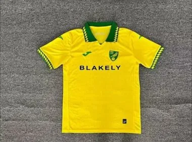 Maillots de football domicile de Norwich City 25-26