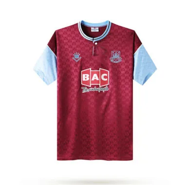 1989/90 West Ham United Home Retro Soccer Jerseys