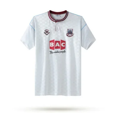 1989/90 West Ham Away Retro Soccer Jerseys