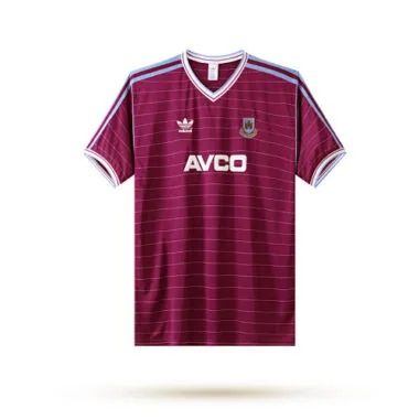 1986 West Ham Home Retro Soccer Jerseys
