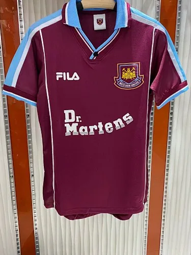 99/01 West Ham United Home Retro Soccer Jerseys