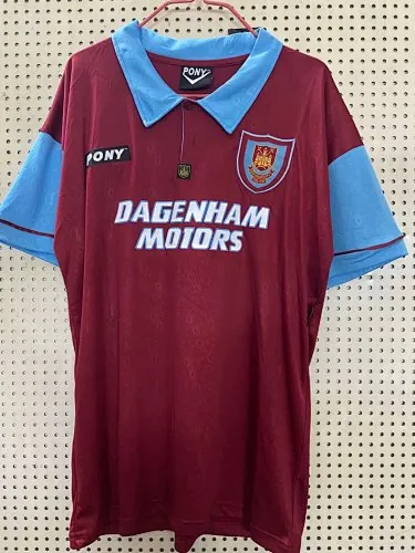 95/97 West Ham 100th Anniversary Retro Soccer Jerseys