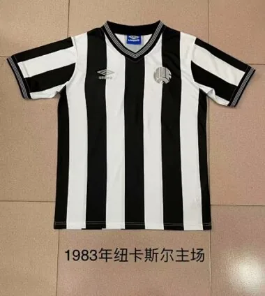 1983 Newcastle Home Retro Yupoo Soccer Jerseys