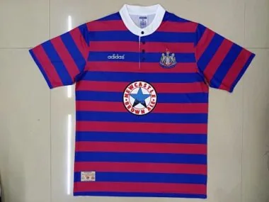 Maillots de football rétro domicile du Newcastle United, saison 1996/97