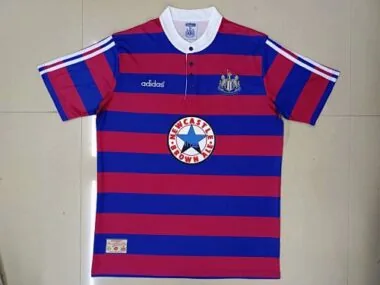 Maillots de football rétro domicile de Newcastle 1995/96