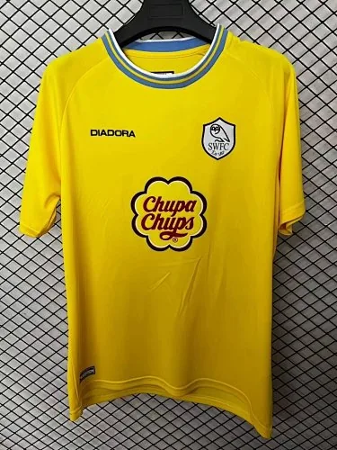 Maillots de football rétro 2001 de Sheffield United (à l'extérieur)