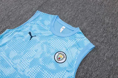 Image 3 de l’album Maillot d’entraînement de football Manchester City 25-26