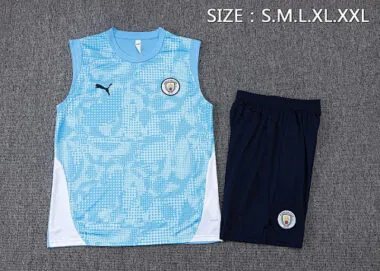 Image 15 de l’album Maillot d’entraînement de football Manchester City 25-26
