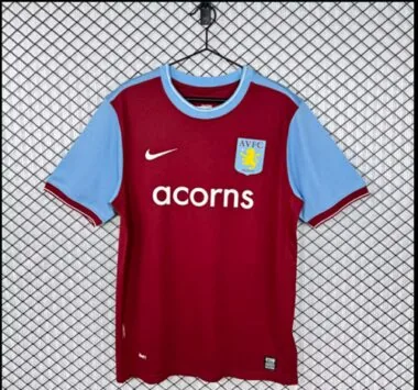 Maillots de football rétro domicile Aston Villa 09-10
