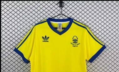 1977-80 Nottingham Forest Away Retro Soccer Jerseys Albumbild 2