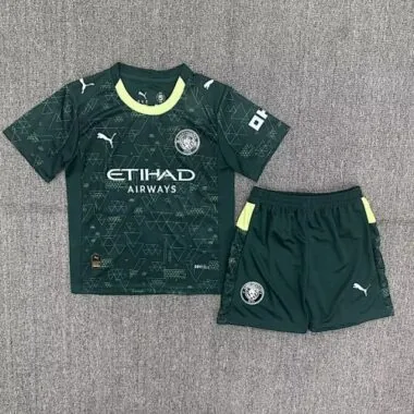 Maillots de football pour enfants Manchester City n° 4, 25-26