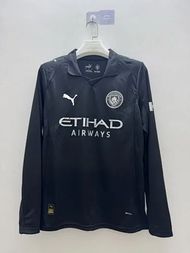 Maillots de football à manches longues Manchester City (extérieur) 25-26