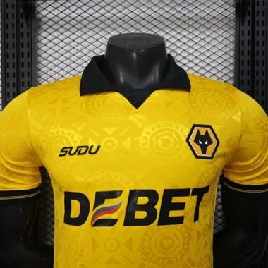 Imagen 4 del álbum 25-26 Wolverhampton Home Player Version Soccer Jerseys