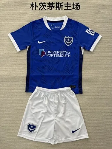 25-26 Portsmouth Home Soccer Jerseys
