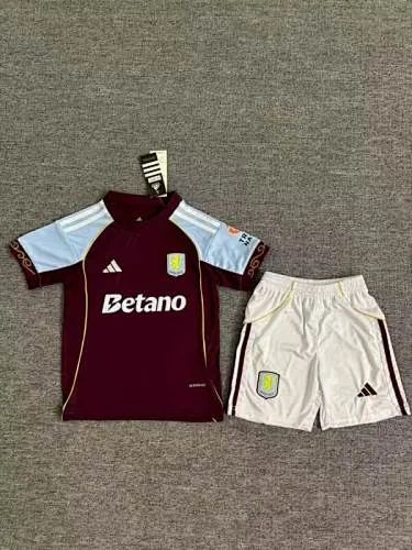25-26 Aston Villa Third Kids Soccer Jerseys