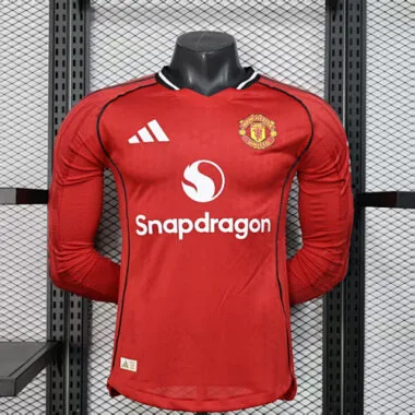 25-26 Man United Home Player Version Soccer Jerseys