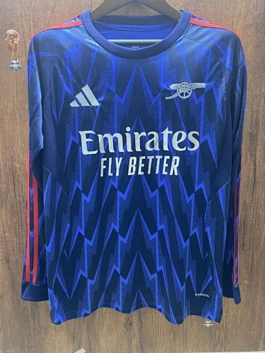 25-26 Arsenal Away Long Sleeve Soccer Jerseys