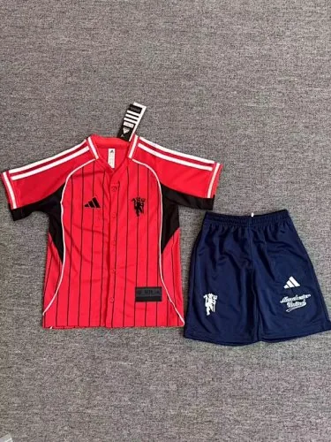 25-26 Man United Kids Soccer Jerseys