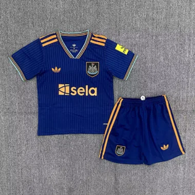 Maillots de football pour enfants Newcastle United Third, numéros 25 et 26