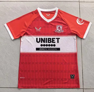 25-26 Middlesbrough Home Soccer Jerseys