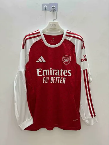Maillots de football à manches longues Arsenal 25-26 (pour le domicile)