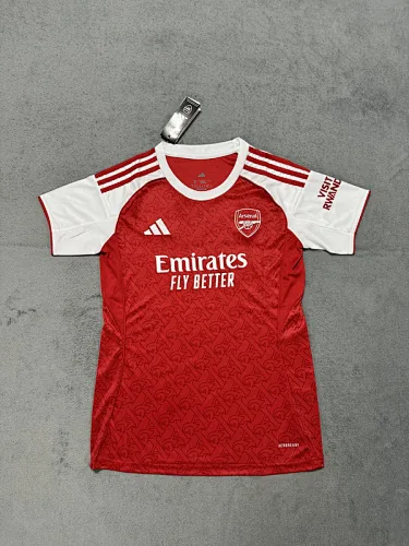 Maillots de football féminin de l'Arsenal pour les matchs à domicile, 25-26