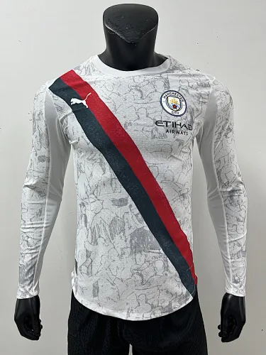 Maillots de football à manches longues Manchester City (extérieur) 25-26