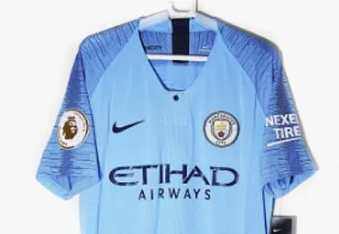18-19 Manchester City Home Retro Soccer Jerseys album image 4