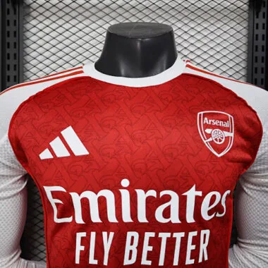 25-26 Arsenal Home Long Sleeve Soccer Jerseys Albumbild 3