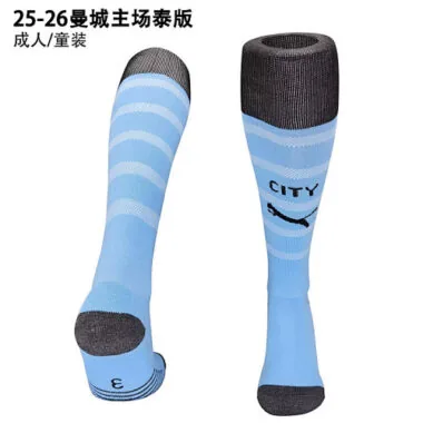 25-26 Manchester City Home Socks