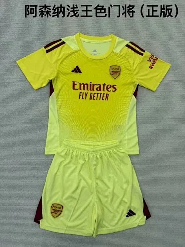Maillots de football pour enfants « Arsenal Goalkeeper » 25-26