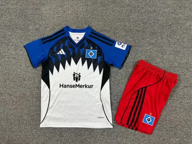 25-26 Hamburger Home Kids Soccer Jerseys