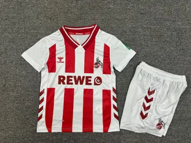 25-26 Koln Home Kids Soccer Jerseys
