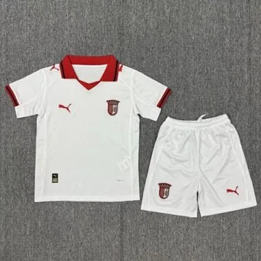 25-26 Braga Away Kids Soccer Jerseys
