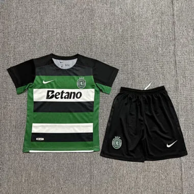 Maillots de football pour enfants « à domicile » du Sporting Lisbonne 2024