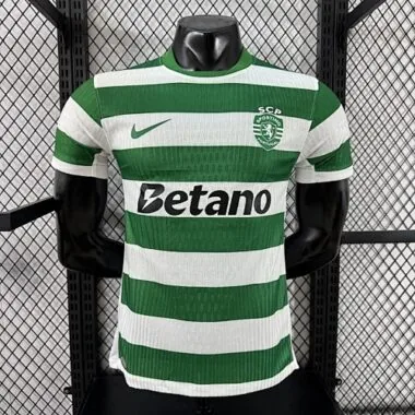 Maillots de football du Sporting Lisbonne 25-26, version joueur (à domicile)