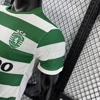 Imagem 2 do álbum 25-26 Sporting Lisbon Home Player Version Soccer Jerseys