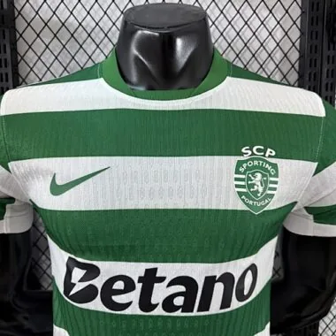 Imagem 3 do álbum 25-26 Sporting Lisbon Home Player Version Soccer Jerseys