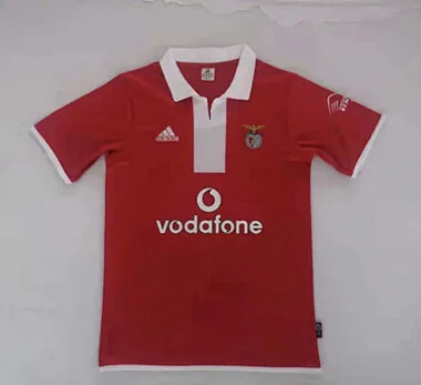 2004/05 Benfica Home Retro Soccer Jerseys