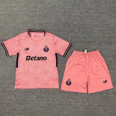 25-26 Porto uitwedstrijd-voetbalshirts voor kinderen
