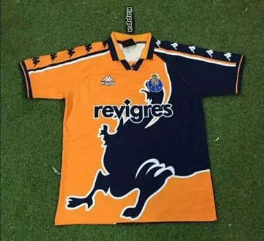 97/99 Porto uitwedstrijd-retroshirts