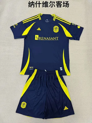 25-26 Nashville Away Kids Soccer Jerseys