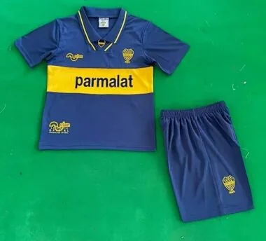 Camisolas de futebol infantis do Boca Juniors (para jogar em casa)