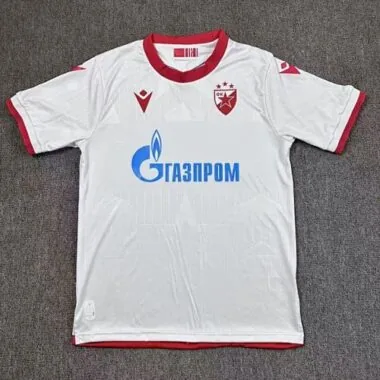 Camisolas de futebol do Red Star Belgrado para jogos fora de casa, n.º 25-26
