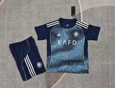 25-26 Al-Nassr Away Kids Soccer Jerseys