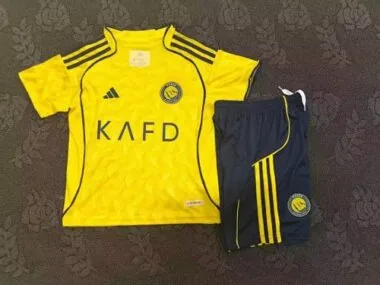 25-26 Al-Nassr Home Kids Soccer Jerseys