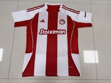 25-26 Olympiacos Home Soccer Jerseys