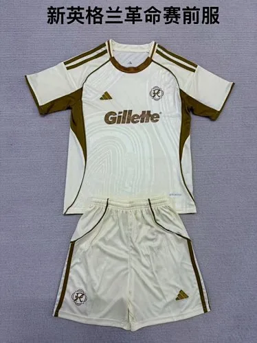 25-26 New England Revolution Kids Soccer Jerseys